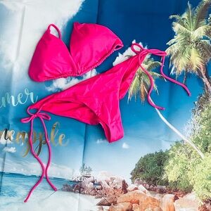 Vibrant Pink Bikini Set